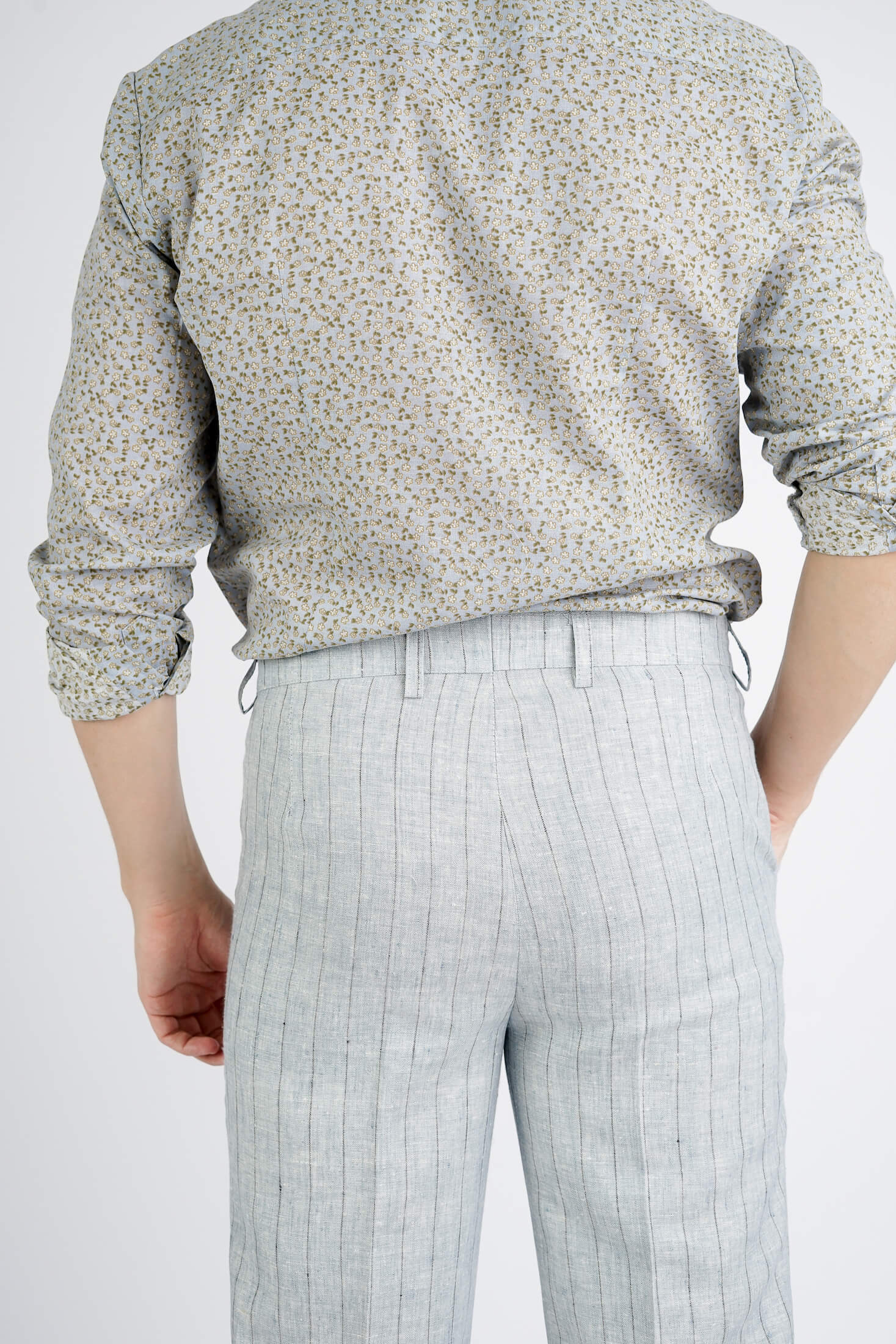 Мужские льняные брюки